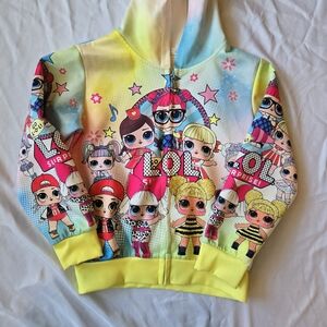 L.O.L. Surprise! Kids Colorful Girls' Zip-up Hoodie